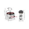 DEARMAMY 1set Shaving Accessories for Men Shaving Bowl Brush and Stand Shave Kit for Easy Preparation and Cleaning Practical Beard Grooming view 2