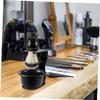 Happyyami 2pcs Safety Razor Stand Brush Holder Men's Shaving Brush Organizer Sturdy Plastic view 4