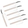 Beaupretty 6pcs Silicone Eyelash Brushes for Lash Extensions Lash Wands for Eye Makeup Easy to Use Reusable Beauty Tool for Home Travel and Salons for Natural Look and Eyebrow Grooming view 1