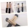 CALLARON 2pcs Silicone Lip Brush Lipstick Applicator Lip Balm Brush Mask Round Head for Women view 2