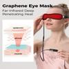 Aroma Season Heated Eye Mask for Dry Eyes, Warm Eye Compress with Flaxseed Graphene FIR for MGD, Dry Eye Syndrome, Chalazion Blepharitis Treatment, Steam Moist Heat Therapy to Unclog Glands (Black) view 3