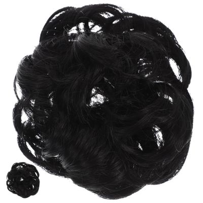 CALLARON 2pcs Messy Bun Hairpiece for Women Natural-looking Synthetic Updo Extensions Easy to Wear Hair Accessory for Weddings Parties and Daily Use