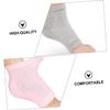 HAKIDZEL 4pairs Gel Heel Socks for Dry Cracked Feet Moisturizing Open Toe Socks for Men and Women Crack Treatment Built Hydrating Gel Comfortable view 4