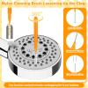 80 Pcs Shower Head Cleaner Tool, 70 Pcs Shower Head Cleaning Brush Picks for Unclogging Small Hole,10 Pcs Functional Nozzle Unclogger for Showerhead with Storage Box for Household Bathroom (Orange) view 4