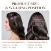 GOO GOO Invisi Edge Clip in Hair Extensions Set, 12inch 85g, 4pcs Injected Seamless PU Clip ins and 3pcs Classical PU Clip insn Real Human Hair, #(T3/8) P(T3/613) view 2