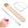 LIFKOME Makeup Mixing Palette with Spatula and PU Pouch Portable Cosmetic Tool for Foundations and Blending for Professionals and Makeup Lovers view 1