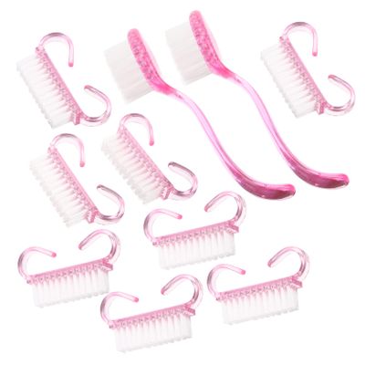 Baluue 1set Nail Dust Cleaning Brush Kit Includes Brushes and Random for Nail Care and Cleaning for Manicure and Pedicure
