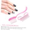 Baluue 1set Nail Dust Cleaning Brush Kit Includes Brushes and Random for Nail Care and Cleaning for Manicure and Pedicure view 3