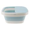 ANGGREK Standing Bath, Large Capacity Standing Bathroom Basin with Pedicure Handle (Blue) view 1