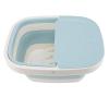 ANGGREK Standing Bath, Large Capacity Standing Bathroom Basin with Pedicure Handle (Blue) view 4