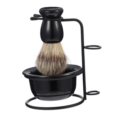 LIFKOME Men's Beard Set Shaving Brush Kit for Men Shave Bowl and Brush Set Fathers Day