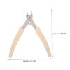 Baluue 2pcs Stainless Steel Rhinestone Remover Nipper Tool for Easy Nail Art Decoration Removal Compact Design for Quick Rhinestone Extraction and Jewelry Chains Essential Manicure view 2