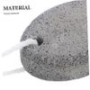 ABOOFAN Egg-Shaped Foot Pumice Stone Natural Lava Stone Foot Dead Skin Remover Corns Remover Pedicure Tool Home Decor view 3