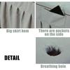 LDLCYCN B/Grey,70x185cm(S), Massage Table Skirt Massage Bed Cover with Face Hole Spa Bed Cover with Skirt Beauty Massage SPA Couch Cover with Skirt All-Round Wrap Massage Table Sheets for Salon view 4