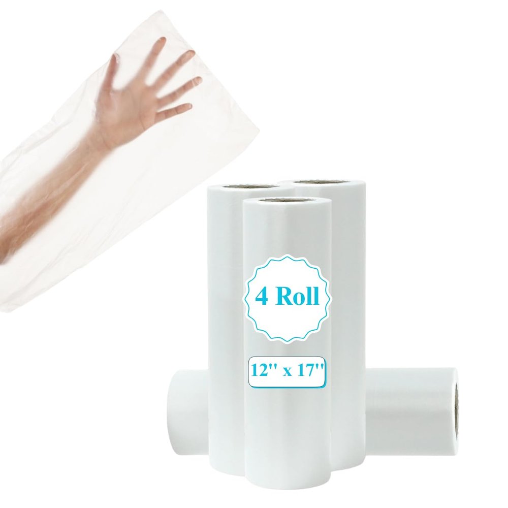 Paraffin Wax Bags for Hands and Feet - 864 Count Plastic Liners (12'' X 17'') | Refill Socks & Gloves for Paraffin Bath Treat-ment, Wax Machine Mitts and Covers for Moisturizing & Thera-py