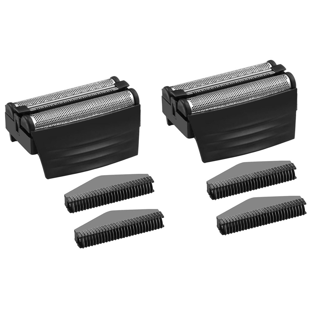 2PACKBLACKShaver Replacement Foil Compatible with Remington TITANIUM-X Flex & Pivot Foil and Cutter F5800 & F7800,Shaver heads Fit for Remington F4900,F5800,F7800