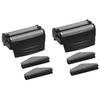 2PACKBLACKShaver Replacement Foil Compatible with Remington TITANIUM-X Flex & Pivot Foil and Cutter F5800 & F7800,Shaver heads Fit for Remington F4900,F5800,F7800 view 1