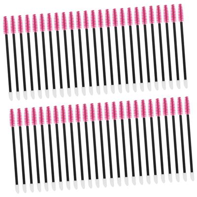 HAKIDZEL 50pcs Eyelash Brush for Eyebrow Extensions Lash Brush Eyelash Comb Mascara Wand Disposable Travel-friendly