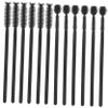 LALADEFIEE 100pcs Portable Eyelash Curler Makeup Brush Disposable Lashes Eyebrows Tools for Women for Travel Practice view 1