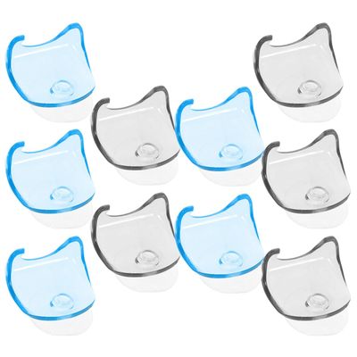 CALLARON Shower Razor Holder Stand Modern Bathroom Decor 10pcs Plastic Razor Holders