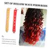 HAKIDZEL 24pcs Heatless Curling Rods No Heat Hair Curlers for Long Hair Cold Wave Perm Rods for Diy Styling Effortless Playful Curls view 3