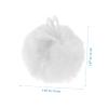 PartyKindom 4PCS Fuzzy Powder Puff Set for Makeup Dry Powder Puff for Face Cheek Velour Cosmetic Applicator for Women Portable Soft for Easy Application Random Style view 2