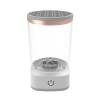 auto-Dry Brush Washer,Electric Makeup Brush Cleaner and Dryer, USB-Powered, 2-in-1 Automatic Cleaning Machine with Stand, White (Transparent) view 1