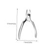 CALLARON Professional Stainless Steel Nail Dead Skin Remover Cuticle Trimmer Set for Home Use Durable Manicure Tool with Ergonomic Design for Pedicure Care view 2