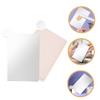 CALLARON Stainless Steel Makeup Mirror Palette Foundation Blending Tray Portable Makeup Mixing Tool view 3