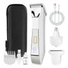 Karrte Women's Razors for Shaving Pubic Hair, 3-in-1 Wet & Dry Bikini Trimmer for Women's Private Area, Replaceable Ceramic Blade Head Electric Shaver with Travel Lock view 1