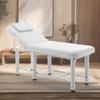 72.23"(L) x 27.56"(W) Professioanl Massage Table, Adjustable Tattoo Chair with Bottom Shelf Storage, Memory Foam Layer Salon Bed, Physical Therapy Table for Home, Spa Bed for Esthetician (White) view 3