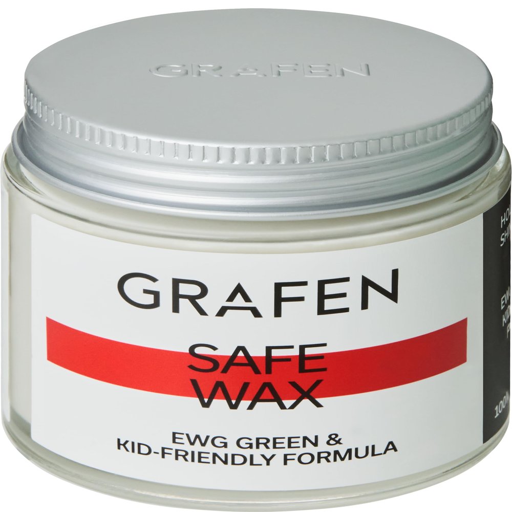GRAFEN Safe Wax EWG Green Hair Wax for Kids & Adults, Strong Hold, Water-Based, Easy Rinse, With 6 Natural Oils for Healthy Styling| 3.38oz