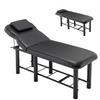 YHUBHSIS 72.23"(L) x 27.56"(W) Professioanl Massage Table,Adjustable Tattoo Chair with Bottom Shelf Storage,Memory Foam Layer Salon Bed,Physical Therapy Table for Home,Spa Bed for Esthetician (Black) view 1
