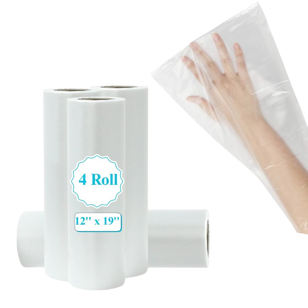 684 Count Paraffin Wax Bags for Hands and Feet | Plastic Refill Liners, Socks & Gloves for Paraffin Bath Mitts and Covers, 12'' x 19'' for Therabath Wax Treat-ment Machine