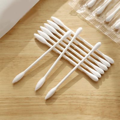 Cotton Swabs, Individual Pack Disposable Double Tipped Makeup Remover Applicator Soft Cotton Buds for Travel
