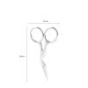 DDGURDH Scissors Scissors Extra Small Stainless Steel Embroidery Scissor Mustache Trimming Portable Shears Men Beard view 2
