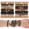 25PCS Boho Hair Ties,Bracelets Hair Ties for Thick or Thin Hairs,Boho Dual-Use Bracelets and Hairs Tie,5 Styles No Damage Elastic Bracelet,Ponytail Holders for Women,No-Damage, Christmas Gift view 1