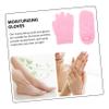 CALLARON 2pairs Glove Foot Cover Women Men Moisturizing Gel Socks Protective Gloves Socks Kit view 3