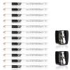 12PCS Barber Pencil Set with Sharpener, Smudge-proof Beard Shaping Guide Pen, Hairline Pencils, Suitable for Men and Women (White) view 1