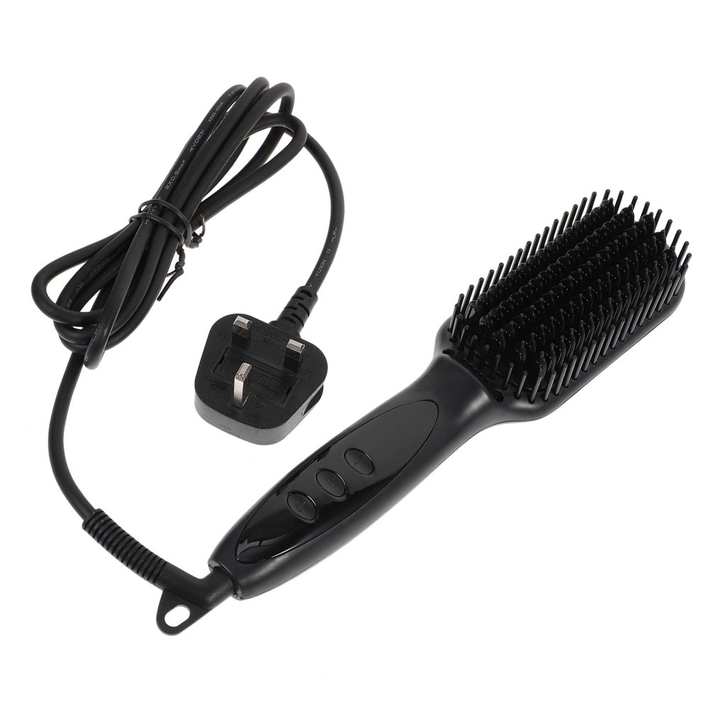 CALLARON Multifunctional Hair Straightener Comb Travel Hair Straightener Heat Settings Brush for Men