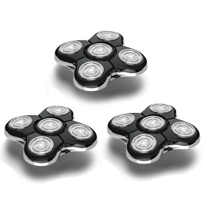 3PACK XR7000 Balder Pro Replacement Head Compatible with Remington Balder Pro Head Shaver Model XR7000/XR1500/XR1501