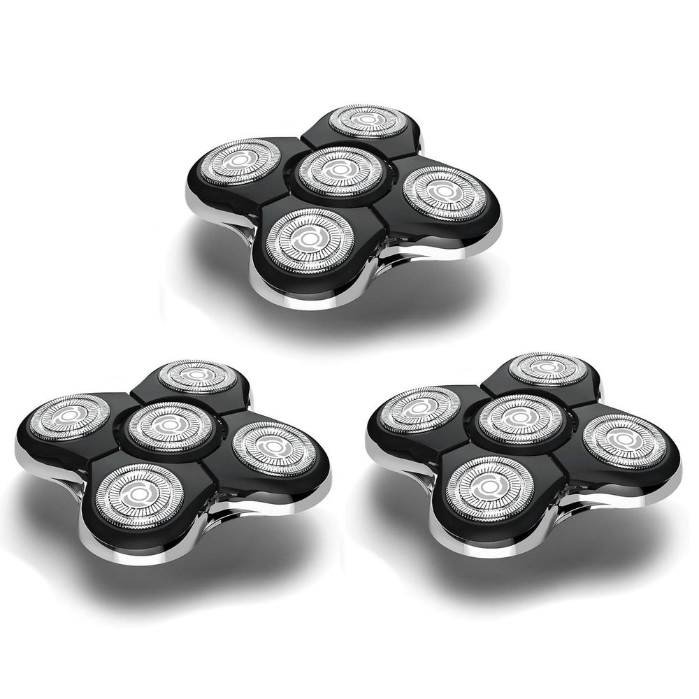 3PACK XR7000 Balder Pro Replacement Head Compatible with Remington Balder Pro Head Shaver Model XR7000/XR1500/XR1501