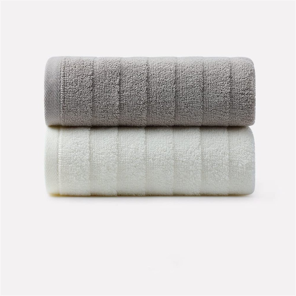 AFPSDLFJDLS Towel Cotton wash Your face Bath Home Adult Soft Water Suction face Towel(B 2PS)