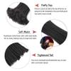 0.1cm Loc Extension Human Hair Natural Black 8 Inch 70 Strands Full Hand-made Permanent Locs Extensions Can Be Dyed and Bleached for Men/Women/Kids Real Dreadlock Extensions Human Hair view 3