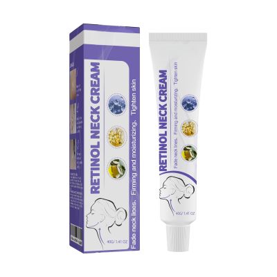 Retinol Neck Cream for Wrinkles - Firming & Hydrating Neck Treatment with Antioxidants - 1.41 oz Anti-Aging Neck Care Cream (1)