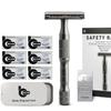 Gun Black Safety Razor, 1 Razor Blade Bank + 30 Blades view 1