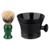 baojielai 2 in 1 Shaving Brush Kits Include Shaving Brush Shaving Soap Bowl Set for Father Husband Boyfriend Valentines Gifts view 1