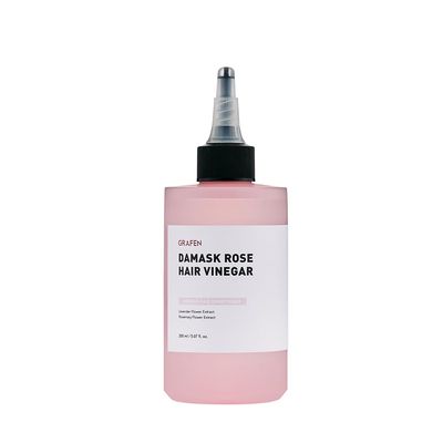 Grafen Hair Vinegar  Scalp Clarifying Rinse for Oily Scalp, Hair Loss Relief & Helps Regrowth and growth, Odor Care, Hinoki Complex + Vinegar Formula (210ml / 7.10 fl oz) (7.10 fl oz, Damask Rose)