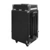 BILPIKOGoo Portable Nail Table Desk, 2 Desktop Foldable Rolling Manicure Table with Wheel, 4 Drawers Makeup Case for Nail Teach, Mobile Cosmetic Trolley Case view 3