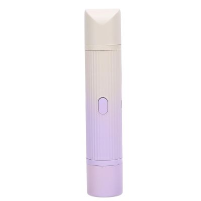 Dual Head Hair Trimmer for Women, Electric Body Hair Removal with 3 Attachments, Rechargeable Bikini Line and Underarm Portable Lady Grooming Kit (Gradient Purple)
